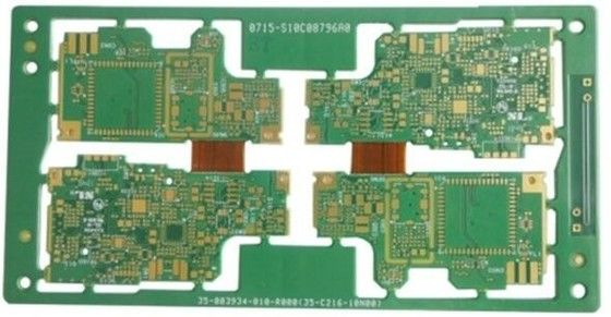 좋은 가격 자동차 PCB 10 층 딱딱한 플렉스 PCB 몰입 금 1.32mm 두께 자동차 PCB 온라인으로